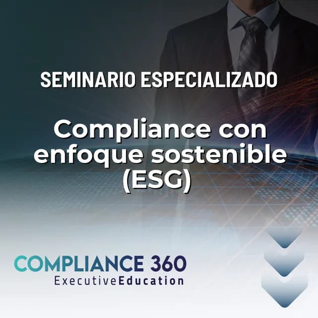 Portada de el seminario Seminario Internacional de Sostenibilidad ESG (2026)