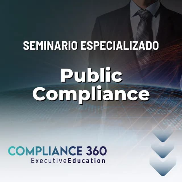 Portada de el seminario Seminario Internacional en Public Compliance